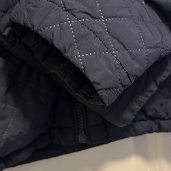 Men's Navy Quilted Jacket - Picture 6 of 12